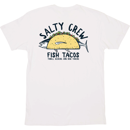 Salty Crew Baja Fresh Premium SS White T-Shirt